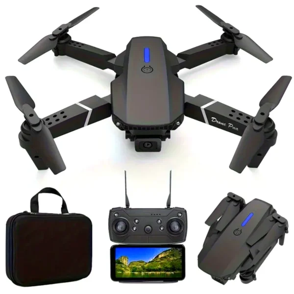 E88 drone high-definition dual cameras, single battery, one-click return, WIFI connection, aerial photography, drone height, quadrotor remote control drone, Christmas, Halloween, Thanksgiving gift